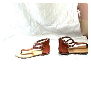 Cute Girls Gladiator Sandals Almost New